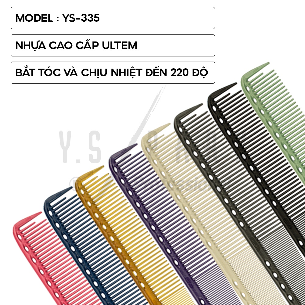Ảnh Lược cắt tóc chịu nhiệt cao cấp YS PARK YS-335 cho tóc dài hàng chính hãng - Made in Japan 3
