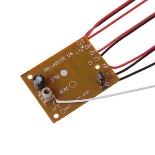 Bộ mạch thu tín hiệu 5CH 27Mhz + điều khiển từ xa cho hệ thống radio / đồ chơi xe tăng 130 động cơ 6V 5V