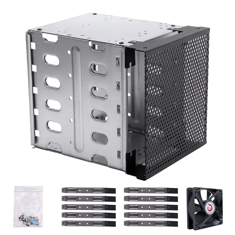Khay đựng ổ cứng HDD kèm khung gắn quạt tản nhiệt tiết kiệm không gian ...
