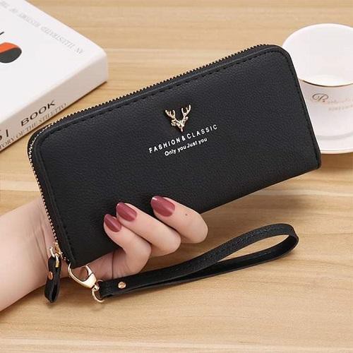 Hàng Hiệu [Freeship Từ 50k Toàn Quốc] VÍ NỮ DÀI NHIỀU NGĂN - Bóp nữ Cầm Tay Dáng Dài Đa Năng Có Khóa Kéo