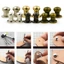 JUIC 10 Chiếc Đầu Monk Vít Vải DIY Nút Mũ Túi Quần Áo / Túi / Giày