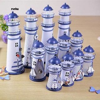 Richu _ House Trang trí nội thất Nội thất Hàng hải thủ công Đèn hiệu Trang trí Ngọn hải đăng