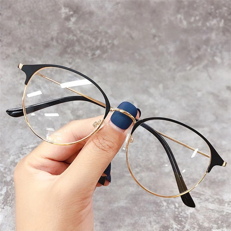 Kính cận thời trang Unisex mắt tròn NOBITA độc đáo trẻ trung mẫu mới nhất 2022 đẹp giá rẻ nhiều màu sắc HANASO 029
