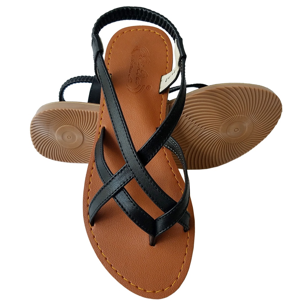 Giày Sandal Nữ Da Bò Thật BIGGBEN Cao Cấp HKD574