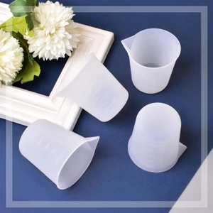 MỘT Cốc Trộn Có Thể Tái Sử Dụng Với Cốc Đo Silicon Cân Cốc Silicon Chống Dính