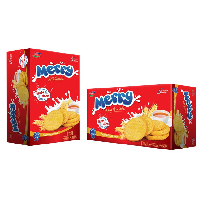 Bánh Quy Sữa Merry 85g | Shopee Việt Nam