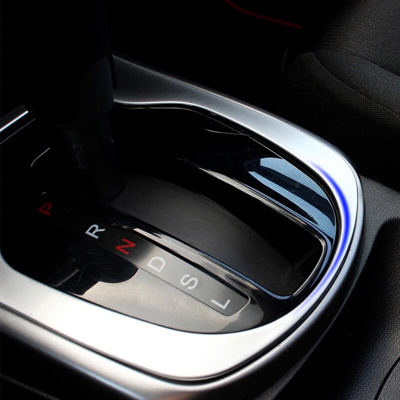 ABS Chrome Xe Điều Khiển Trung Tâm Bánh Răng Dịch Chuyển Hộp Cần Số Bảng Điều Khiển Bao Viền Nội Thất Ô Tô Cho Xe Honda City 2014-2019