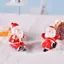 Đồ trang trí Mini ông già Noel và người tuyết bằng nhựa huýt sáo hoàn hảo để trang trí ngày lễ