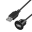 POP Bảng điều khiển ô tô Flush Mount Line USB 2 0 Cổng Bảng điều khiển mở rộng ổ cắm cáp