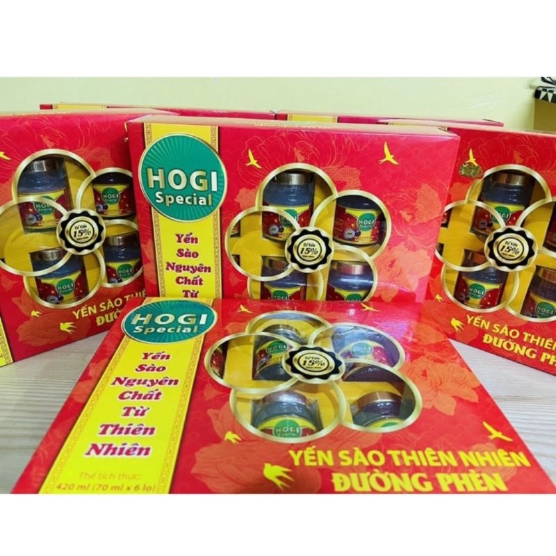 yến sào HoGi sẵn (hộp 6 hũ)