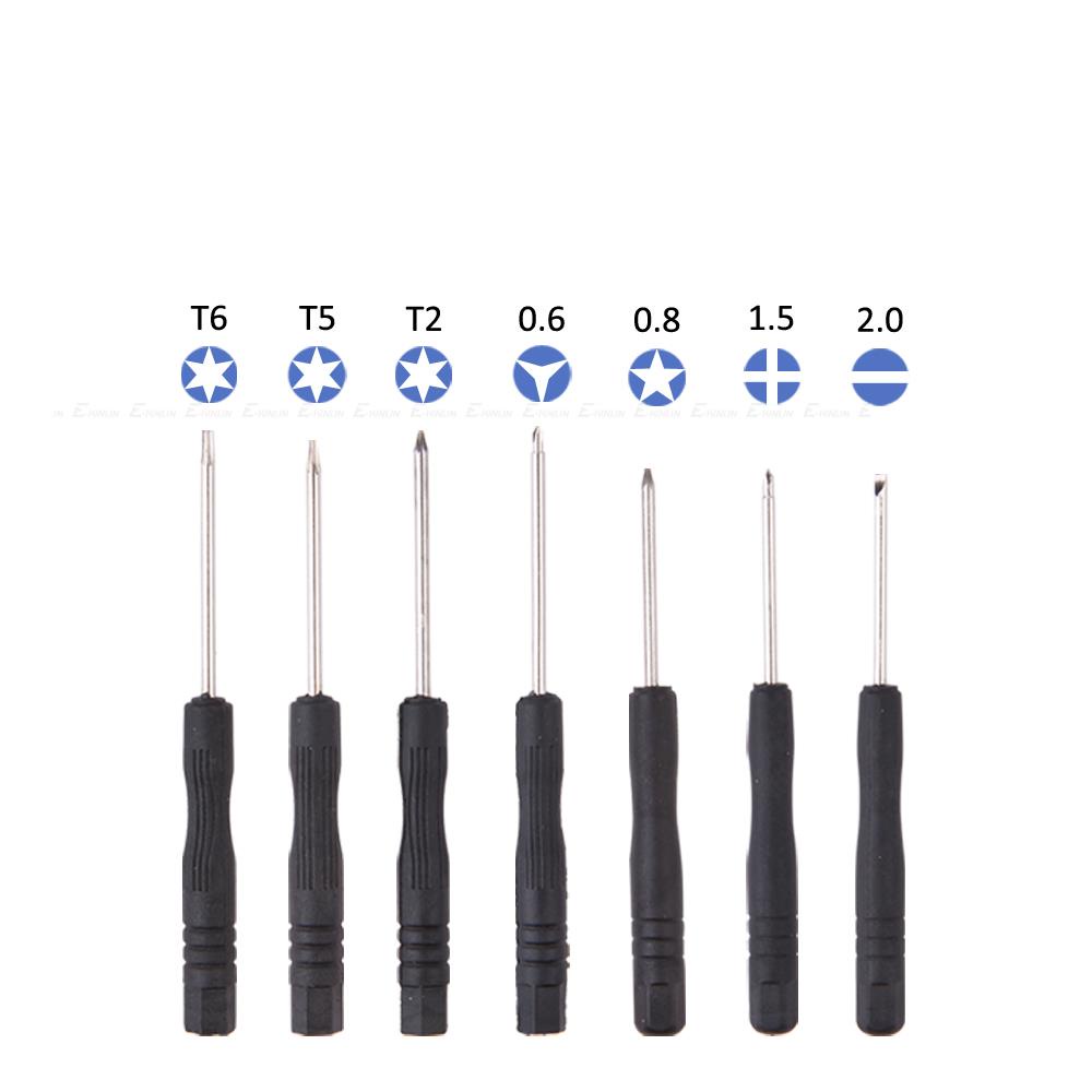 E-kinlin 18 Trong 1 Điện Thoại Di Động Spudger Pry Nhíp Tua Vít Bits Máy Thổi Cho iPhone Tháo Lắp Công Cụ Mở