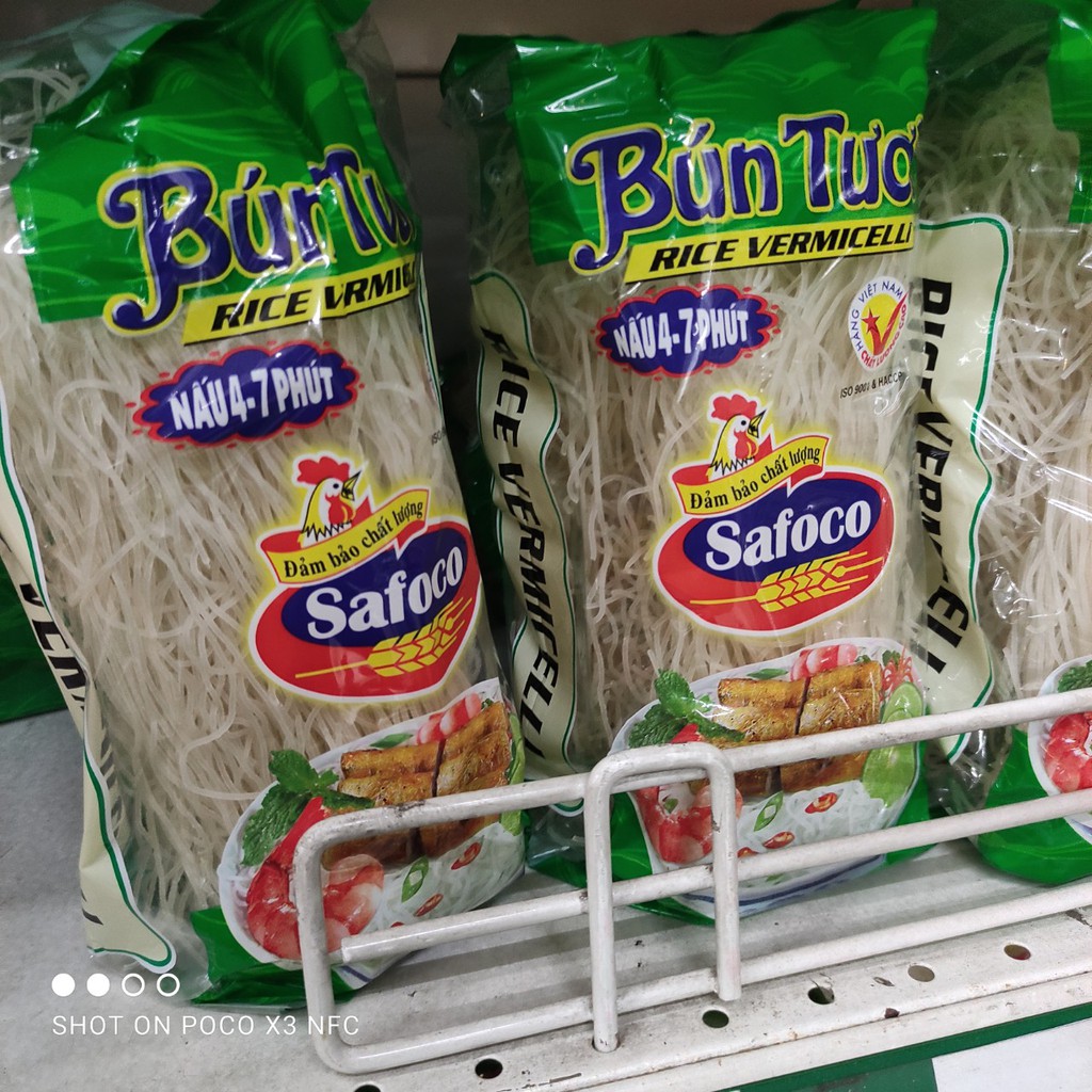 Bún tươi Safoco 300g (bún khô luộc ra giống bún tươi) | Shopee Việt Nam