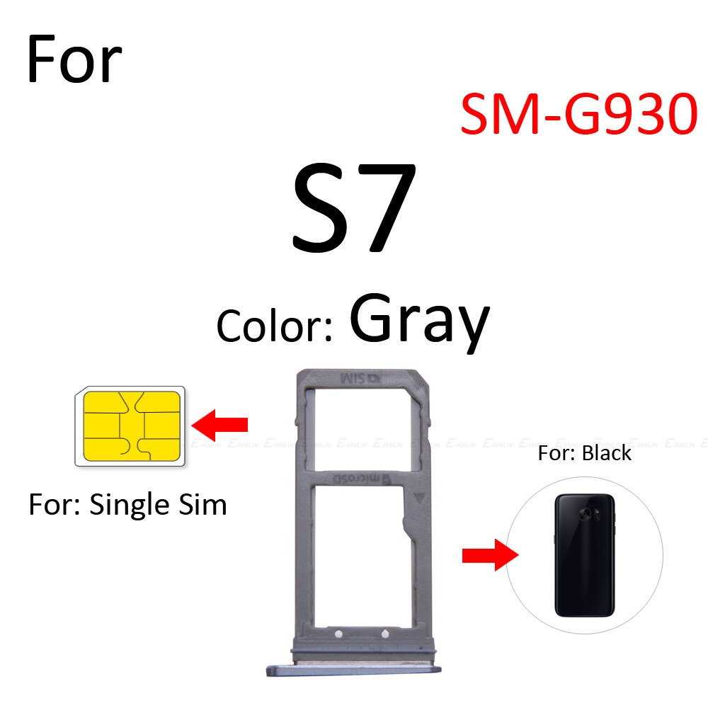 Khay Đựng Thẻ Sim Micro SD Thay Thế Chuyên Dụng Cho Samsung Galaxy S7 Edge G930 G935