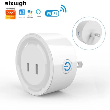 Tuya Ổ cắm WiFi Ổ cắm thông minh Phích cắm US Cắm phẳng 2 chân phích cắm Nhật Bản Công tắc cuộc sống thông minh Ứng dụng hỗ trợ Alexa google home Điều khiển giọng nói