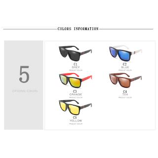 Kính Mát Phân Cực Vuông Vintage Thời Trang Lái Xe Câu Cá Sun Glases UV400 Polaroid Retro Nam Nữ Dành Cho Nữ Nam