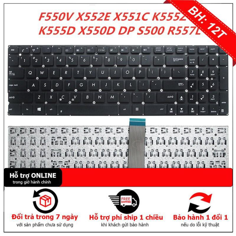 BH12TH Bàn Phím Keyboard Laptop Asus X502 / X552 X553 F554 F502 / S500 ...