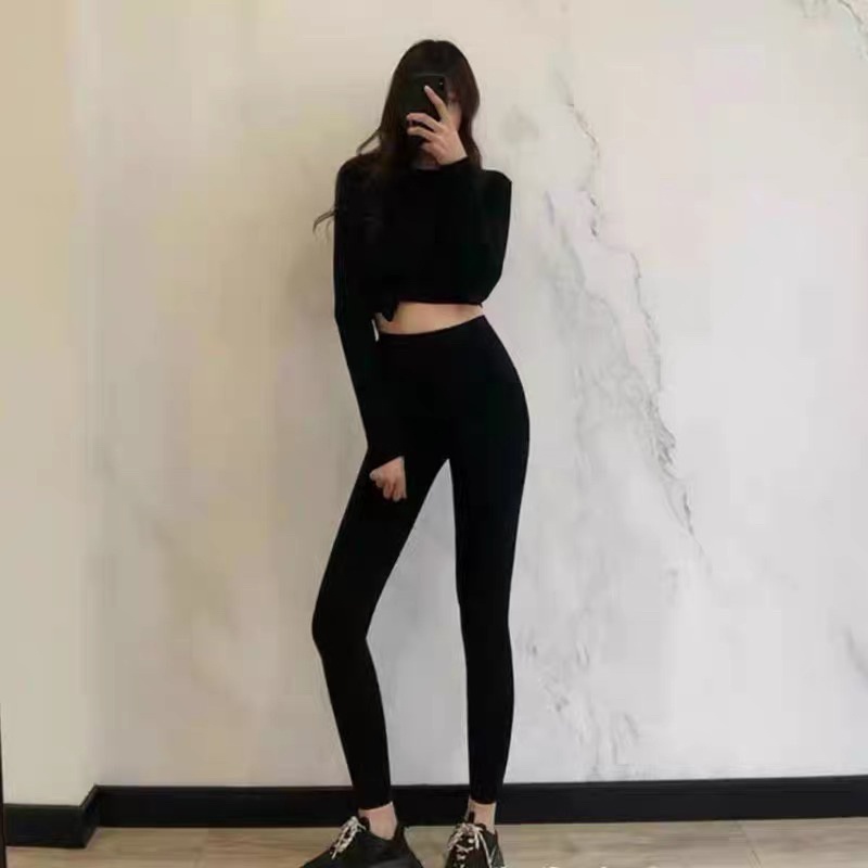 Quần legging nữ dài bigsize cao cấp cạp cao nâng mông ESHOP QL01