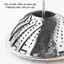 Xửng hấp Inox cao cấp Vỉ hấp đa năng, mở rộng hoặc thu nhỏ tùy ý phù hợp với hầu hết các loại xoong nồi