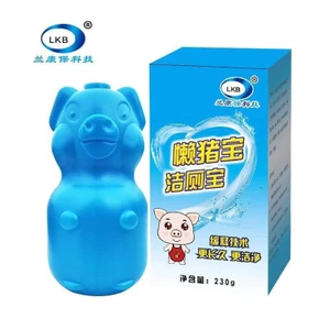 Viên thả bồn cầu hình con lợn diệt khuẩn, khử mùi, tiện lợi