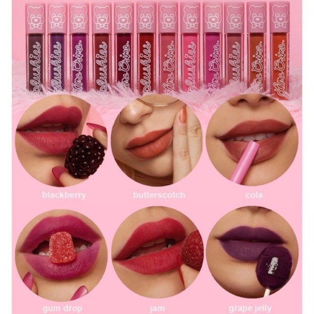 Son Kem Lime Crime Plushies Soft Focus Lip Veil | Shopee Việt Nam