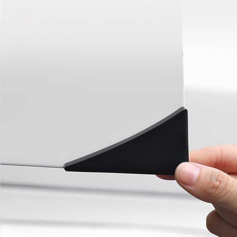 SEAMETAL Bộ 4/2 Miếng Dán Góc Cửa Xe Hơi Bằng PVC Chống Va Đập