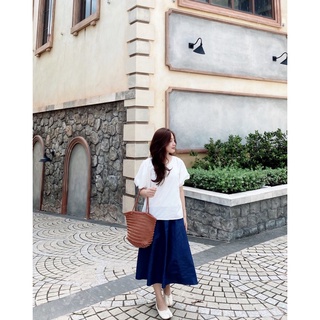 Áo thô Hàn form suông phối tay bồng Annie top Ma Vie