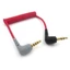 Dây micro WU TRS to TRRS 3 5mm Nam đến Nam 90° Dây chuyển đổi góc phải Cáp Mic Lavalier cho Rode SC7