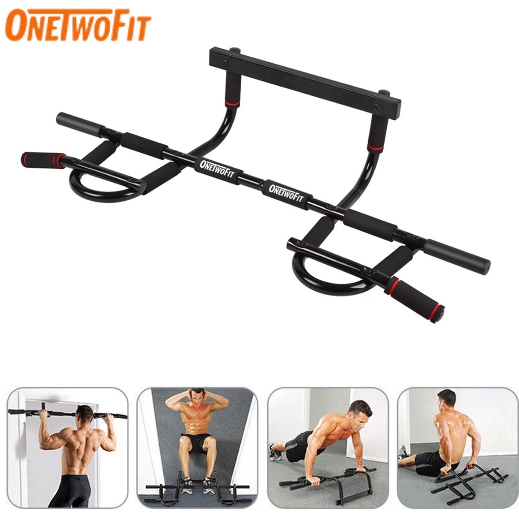 Ảnh OneTwoFit thanh tập xà đơn Pull Up Bar Chin Up Bar Multi-Grip Body Workout Bar 3