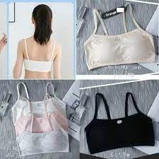 Áo bra học sinh chất liệu cotton có mút áo lót thấm mồ hôi mặc kute