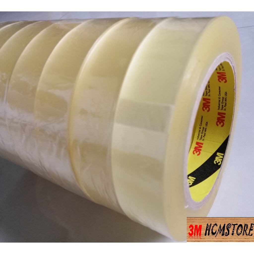 COMBO 5 CUỘN -3M 309 24mm dài 100met - BĂNG KEO DÁN THÙNG CHỐNG RÁCH ...
