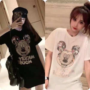 Áo Phông Đính Đá Xinh QC