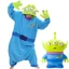 Người ngoài hành tinh Unisex Trang phục hóa trang Onesie Đồ ngủ Váy lạ mắt Bộ đồ ngủ