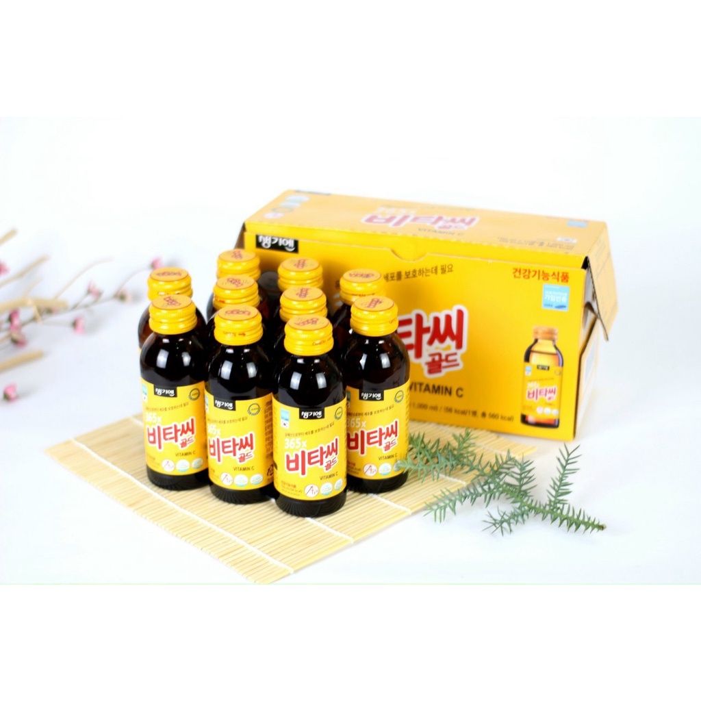 Nước Giải Khát Vitamin C Gold 365X Từ Hàn Quốc - Tăng Cường Sức Đề Kháng, Năng Lượng Duy Trì