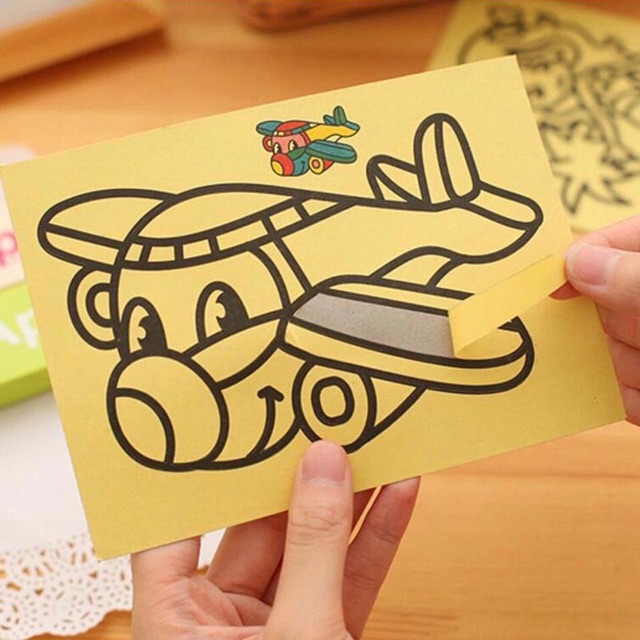 Set 2 tranh cát ( tặng kèm cát) cho bé