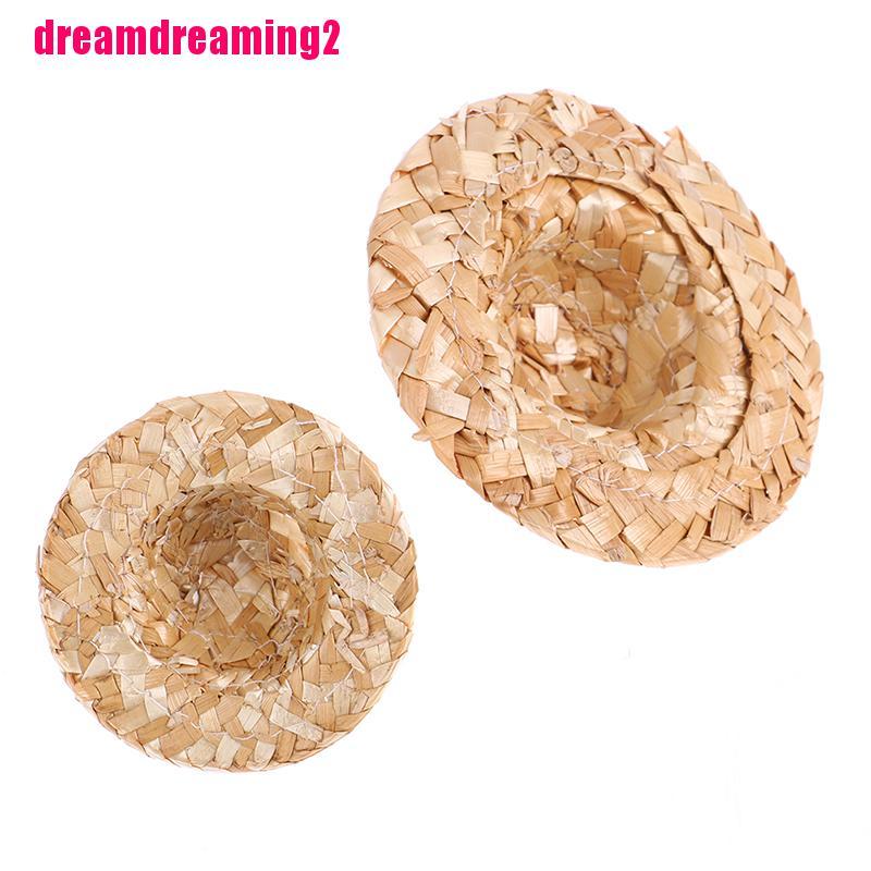 Bộ 2 Mũ Rơm Dễ Thương Thời Trang Cho Bé