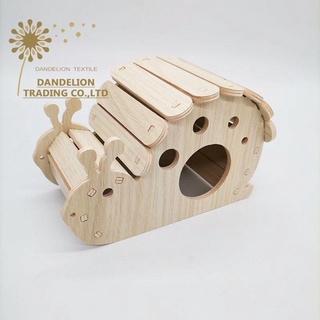 [DELION] Hamster Accessorie Swing Seesaw Tổ nhỏ Gỗ nguyên khối Nhà nhỏ Tổ ngủ Đồ chơi gấu lụa vàng