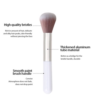 [COD] Cọ má hồng Loose Powder Brush Cọ trang điểm phấn mắt Beauty Single 11 * 2 * 1 Dụng cụ thẩm mỹ ღ Pink Girl Bling Makeup Look