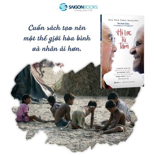 SÁCH: Hỷ lạc từ tâm (The Book of Joy: Lasting Happiness in a Changing World) - Tác giả: Desmond Tutu