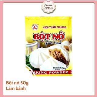 Bột Baking Powder,Bột Nở TP gói 50g Làm Bánh Mì, Bánh Bao