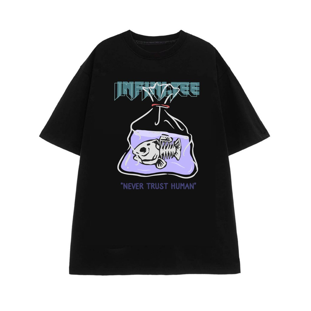 Áo thun INFINITEE Fni0321, Thun 100% Cotton - form rộng Unisex.
