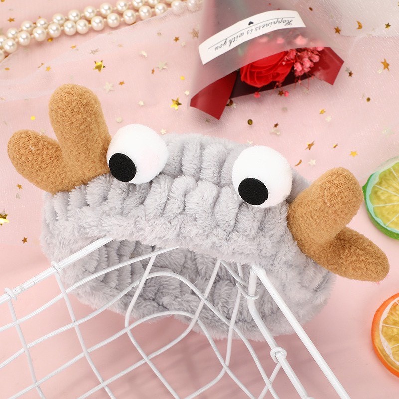 Băng đô skincare , băng đô nam nữ , Băng đô cho bé họa tiết con cua cá tính