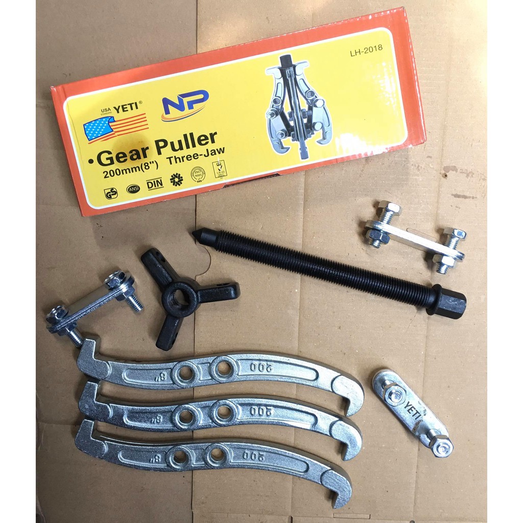 vam cảo 3 càng tháo vòng bi bánh răng 8 200mm