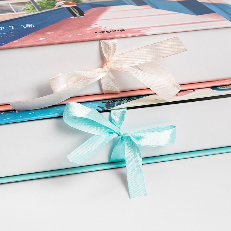 Sổ tay cute A5 ghi chép lưu bút đến trường kèm 2 cuộn washi tape dễ thương theo chủ đề