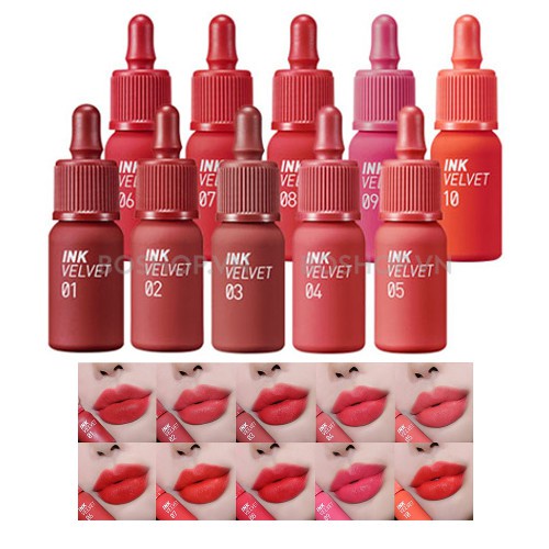 Ảnh Son Kem Lì Peripera Ink Velvet Lip Tint New 4G 4