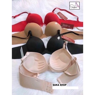 Áo ngực nâng có gọng nữ su thái in hình chiếc lá a01