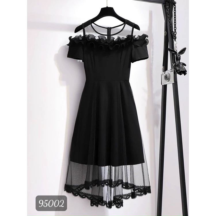 (HCM) ĐẦM UMI PHỐI LƯỚI SANG CHẢNH - THỜI TRANG TIỂU THƯ HÀN QUỐC - THANH LỊCH 2022 HIYU FASHION