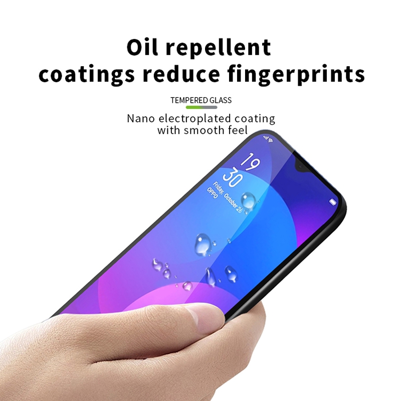 2 IN1 OPPO A9 A5 2020 A1k F11 Pro F9 F7 A7 A5S A3S Reno Bảo Vệ Màn Hình Kính