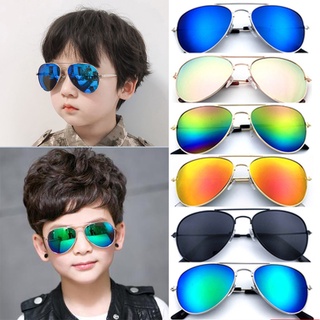 Kính Mát Phi Công Trẻ Em Bé Trai Bé Gái Gương Dễ Thương Khung Bé UV400 Gương Phi Công 7