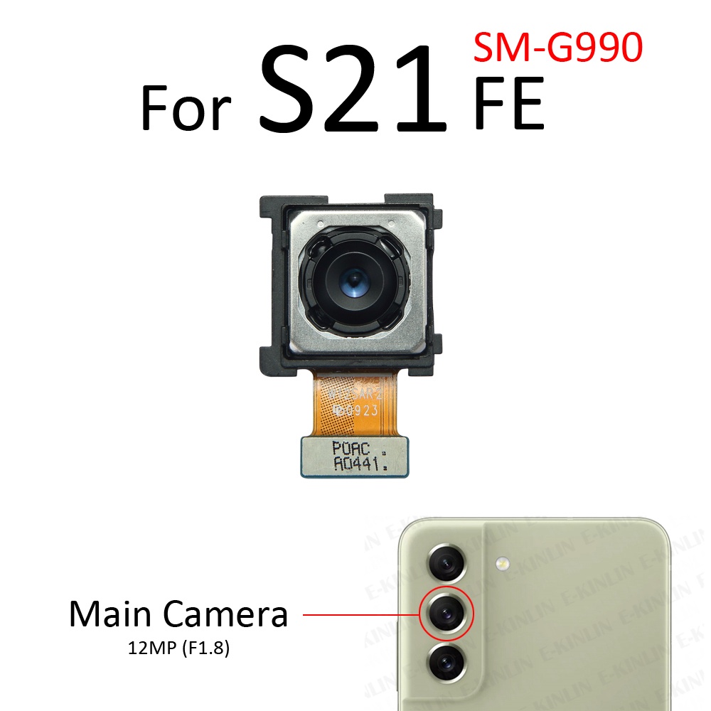 Mặt Trước Selfie Mặt Sau Chính Periscope Telephoto Macro Độ Sâu Siêu Rộng Camera Cho Samsung Galaxy S21 Plus Ultra FE Flex Cáp Thay Thế Các Bộ Phận