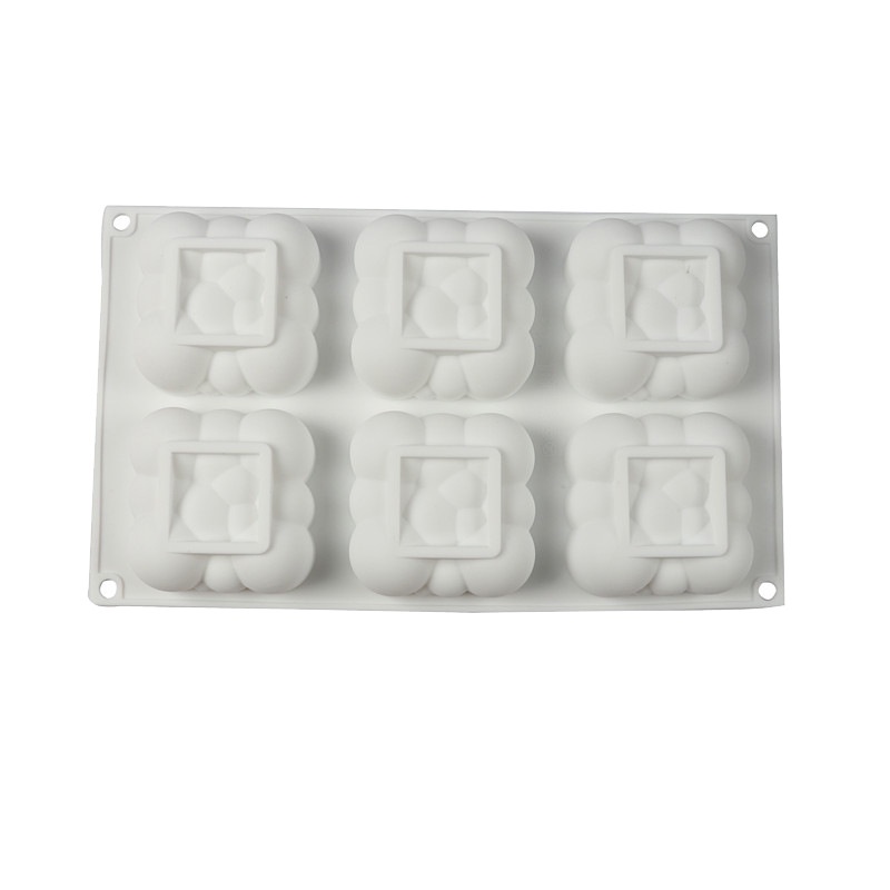 Khuôn Silicone 6 Ngăn Tạo Hình Đám Mây Trang Trí Bánh